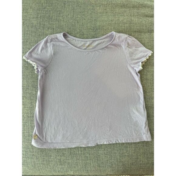 Lilly Pulitzer girls tee lilac sz 4/5 - Picture 1 of 5